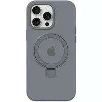 Чехол Silicone Case Full Protective with Ring для Apple iPhone 14 Pro (6.1") Grey