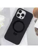 Чехол Silicone Case Full Protective NO LOGO with Ring для Apple iPhone 14 Pro (6.1") Black