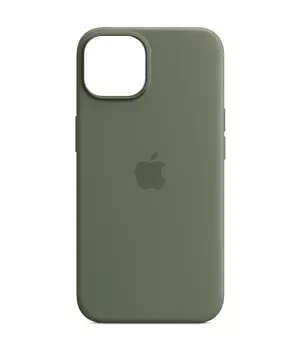Чехол Silicone case (AAA) full with Magsafe and Animation для Apple iPhone 14 Pro (6.1") Зеленый / Olive