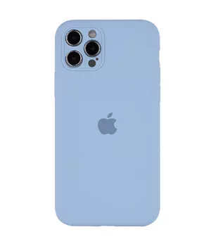 Чохол Silicone Case Full Camera Protective (AA) для Apple iPhone 14 Pro (6.1") Синій / Lilac Blue
