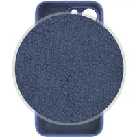 Чехол Silicone Case Full Camera Protective (AA) для Apple iPhone 14 Pro (6.1") Синий / Deep navy