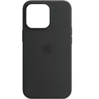 Чохол Silicone case (AAA) full with Magsafe and Animation для Apple iPhone 14 Pro (6.1") Чорний / Midnight