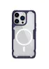 TPU чохол Nillkin Nature Pro Magnetic для Apple iPhone 14 Pro (6.1") Темно-фіолетовий (прозорий)