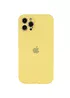 Чехол Silicone Case Full Camera Protective (AA) для Apple iPhone 14 Pro (6.1") Желтый / Mellow Yellow