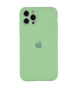 Чохол Silicone Case Full Camera Protective (AA) Apple iPhone 14 Pro (6.1") М'ятний / Mint