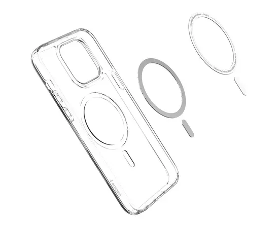 Чохол SGP Ultra Hybrid (MagFit) для Apple iPhone 14 Pro (6.1") Прозорий