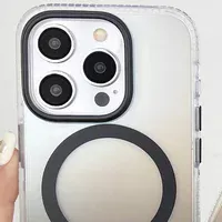 Чохол TPU+PC Shadow with MagSafe для Apple iPhone 14 Pro (6.1") Gray