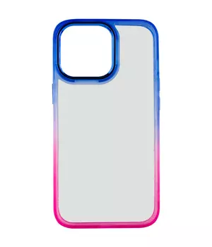 Чехол TPU+PC Fresh sip series для Apple iPhone 14 Pro (6.1") Розовый / Синий