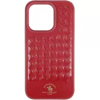 Шкіряний чохол Polo Santa Barbara для Apple iPhone 14 Pro (6.1") Red