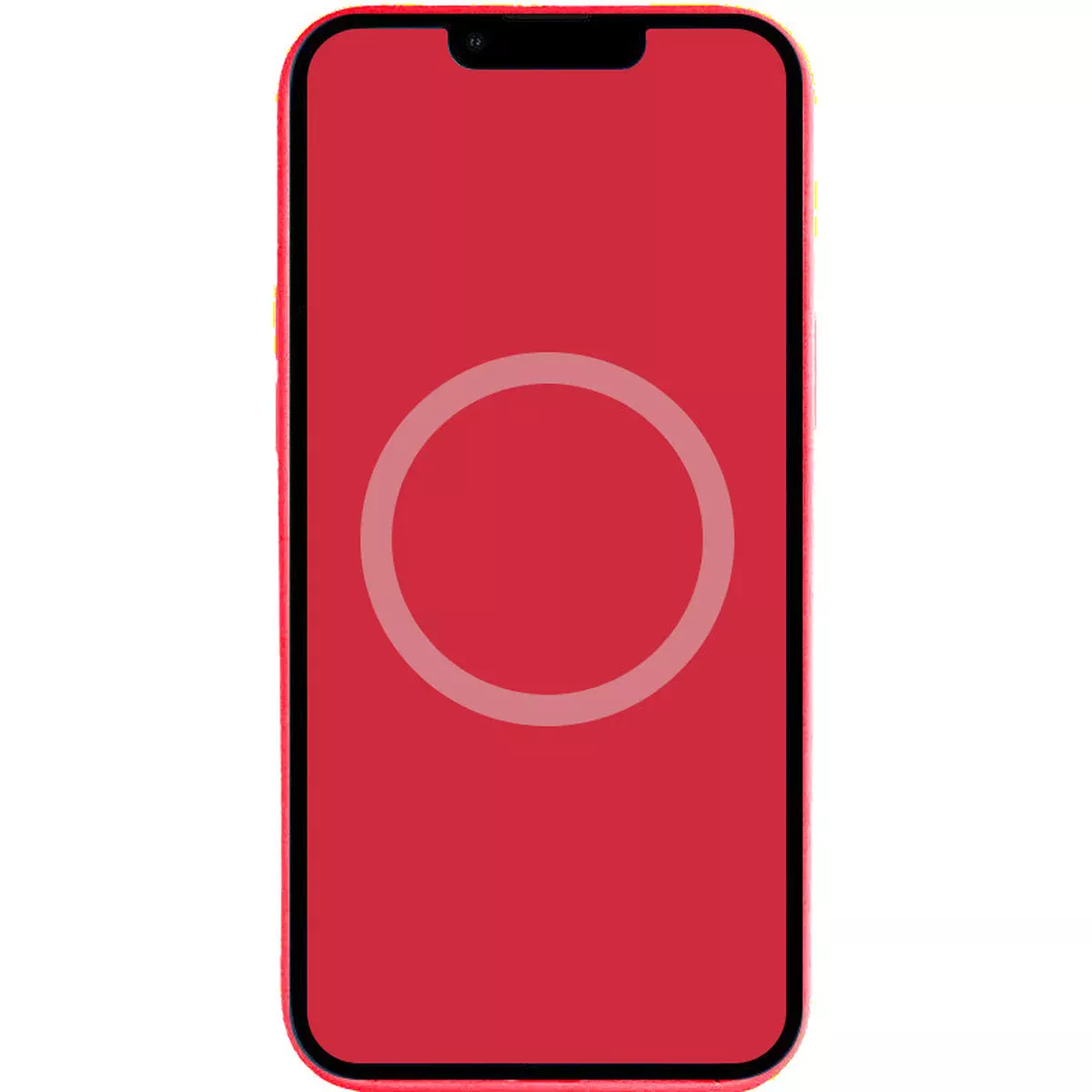 Чехол Silicone case (AAA) full with Magsafe and Animation для Apple iPhone 14 Pro (6.1") Красный / Red