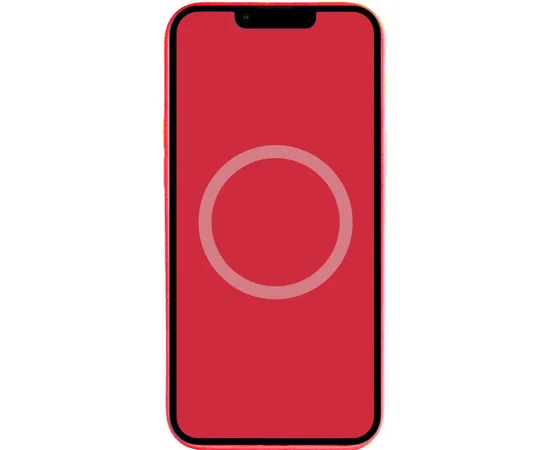Чехол Silicone case (AAA) full with Magsafe and Animation для Apple iPhone 14 Pro (6.1") Красный / Red