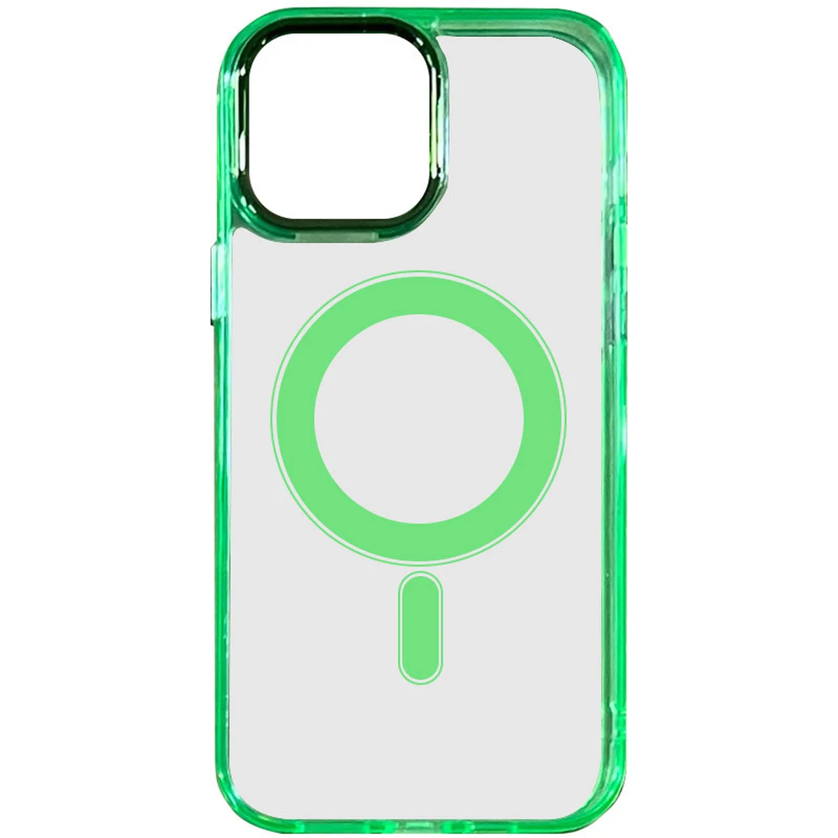 Чохол TPU Iris with MagSafe для Apple iPhone 14 Pro (6.1") Салатовий