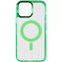 Чохол TPU Iris with MagSafe для Apple iPhone 14 Pro (6.1") Салатовий