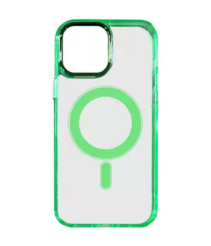 Чохол TPU Iris with MagSafe для Apple iPhone 14 Pro (6.1") Салатовий