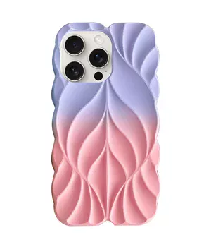 TPU чехол Leaf для Apple iPhone 14 Pro (6.1") Lilac / Pink TPU чехол Leaf для Apple iPhone 14 Pro (6.1") Lilac / Pink