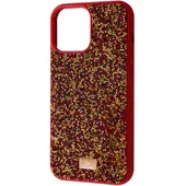 TPU чехол Bling World Rock Diamond для Apple iPhone 14 Pro (6.1") Красный