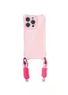 Чохол TPU CrossBody with straps для Apple iPhone 14 Pro (6.1") Pink