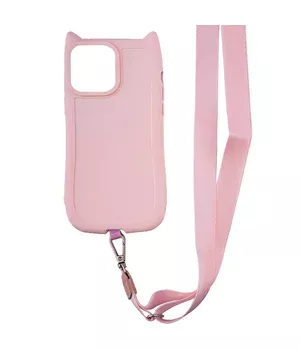 Чехол TPU GETMAN Cat with straps для Apple iPhone 14 Pro (6.1") Pink