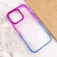 Чехол TPU+PC Fresh sip series для Apple iPhone 14 Pro (6.1") Синий / Фиолетовый