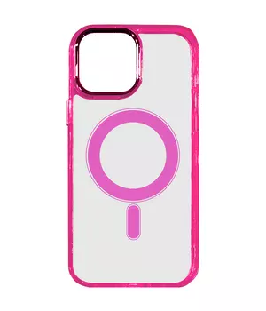 Чохол TPU Iris with MagSafe для Apple iPhone 14 Pro (6.1") Малиновий