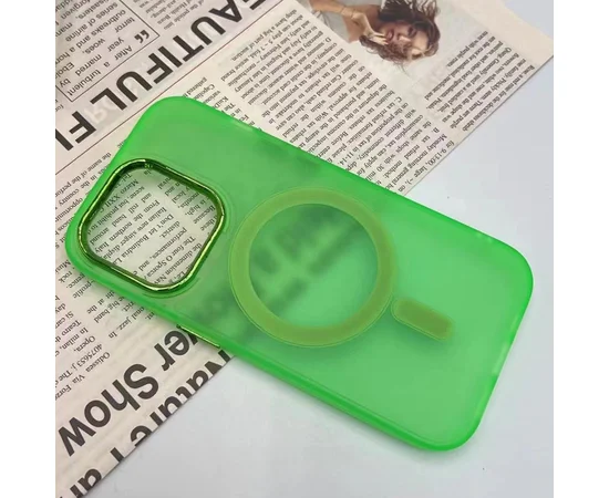 Чехол TPU+PC Lily with MagSafe для Apple iPhone 14 Pro (6.1") Neon Green