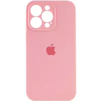 Чохол Silicone Case Full Camera Protective (AA) Apple iPhone 14 Pro (6.1") Рожевий / Light pink