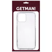 TPU чехол GETMAN Clear 1,0 mm для Apple iPhone 14 Pro (6.1") Бесцветный (прозрачный)