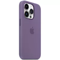 Чехол Silicone case (AAA) full with Magsafe для Apple iPhone 14 Pro (6.1") Фиолетовый / Iris