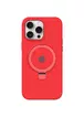 Чехол Silicone Case Full Protective with Ring для Apple iPhone 14 Pro (6.1") Red
