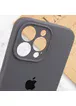 Чехол Silicone Case Full Camera Protective (AA) для Apple iPhone 14 Pro (6.1") Серый / Dark Gray / PVH
