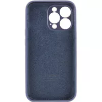 Чохол Silicone Case Full Camera Protective (AA) Apple iPhone 14 Pro (6.1") Темно-синій / Midnight blue