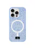 TPU чохол Bling World Rock Diamond with MagSafe для Apple iPhone 14 Pro (6.1") Light blue