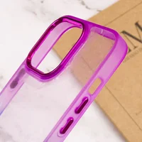 Чехол TPU+PC Fresh sip series для Apple iPhone 14 Pro (6.1") Синий / Фиолетовый