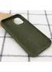 Чехол Silicone Case Full Protective (AA) для Apple iPhone 14 Pro (6.1") Зеленый / Dark Olive
