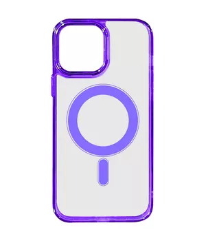 Чохол TPU Iris with MagSafe для Apple iPhone 14 Pro (6.1") Фіолетовий