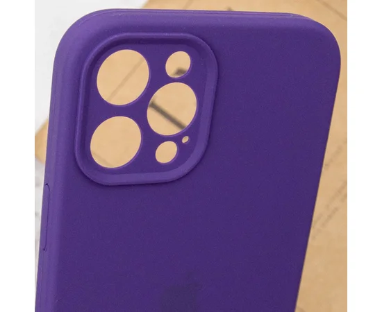 Чохол Silicone Case Full Camera Protective (AA) для Apple iPhone 14 Pro (6.1") Фіолетовий / Amethyst