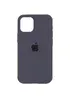 Чехол Silicone Case Full Protective (AA) для Apple iPhone 14 Pro (6.1") Серый / Dark Grey