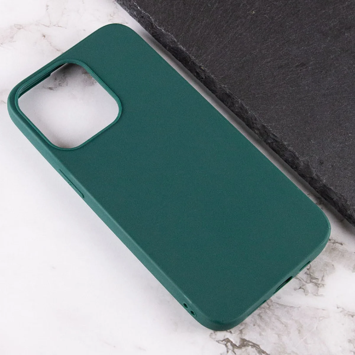 Силиконовый чехол Candy для Apple iPhone 14 Pro (6.1") Зеленый / Forest green