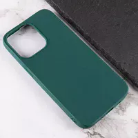 Силиконовый чехол Candy для Apple iPhone 14 Pro (6.1") Зеленый / Forest green