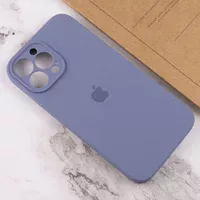 Чехол Silicone Case Full Camera Protective (AA) для Apple iPhone 14 Pro (6.1") Серый / Lavender Gray / PVH