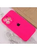 Чехол Silicone Case Full Camera Protective (AA) для Apple iPhone 14 Pro (6.1") Розовый / Barbie pink