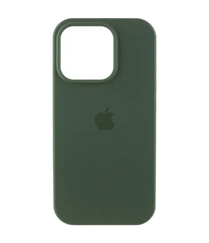 Чохол Silicone Case (AA) Logo with MagSafe для Apple iPhone 14 Pro (6.1") Зелений / Cyprus Green