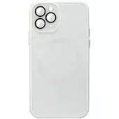Чохол TPU+Glass Sapphire Midnight with MagSafe для Apple iPhone 14 Pro (6.1") Білий / White