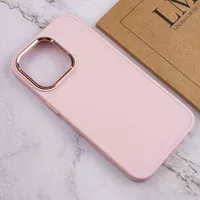TPU чехол Bonbon Metal Style для Apple iPhone 14 Pro (6.1") Розовый / Light pink