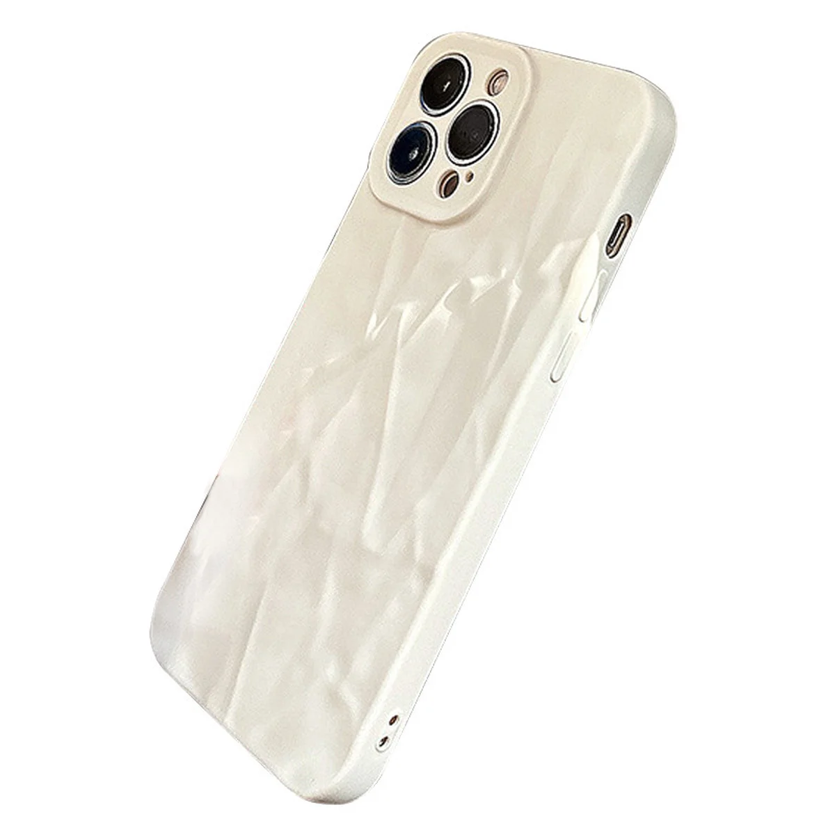 Чехол TPU Texture для Apple iPhone 14 Pro (6.1") White