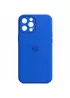 Чехол Silicone Case Full Camera Protective (AA) для Apple iPhone 14 Pro (6.1") Синий / Capri Blue