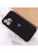 Чохол Silicone Case Full Camera Protective (AA) для Apple iPhone 14 Pro (6.1") Чорний / Black