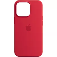 Чехол Silicone case (AAA) full with Magsafe and Animation для Apple iPhone 14 Pro (6.1") Красный / Red