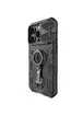 TPU+PC чохол Nillkin CamShield Armor Pro no logo (шторка на камеру) для Apple iPhone 14 Pro (6.1") Чорний