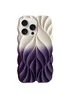 TPU чохол Leaf для Apple iPhone 14 Pro (6.1") White / Purple
